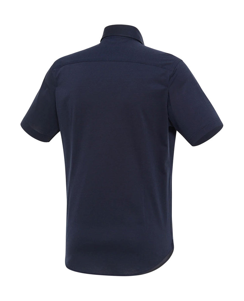 Navy Short Sleeve Shirt data-zoom-image=