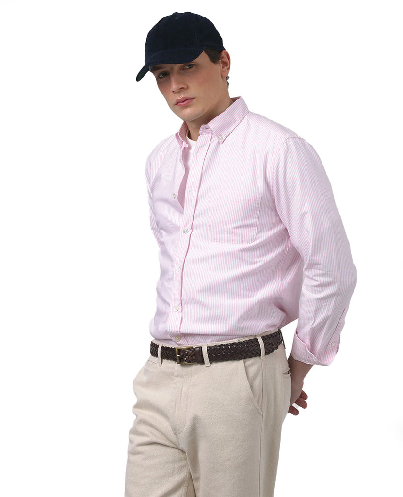 Belavista Stripe L/S  Pink data-zoom-image=