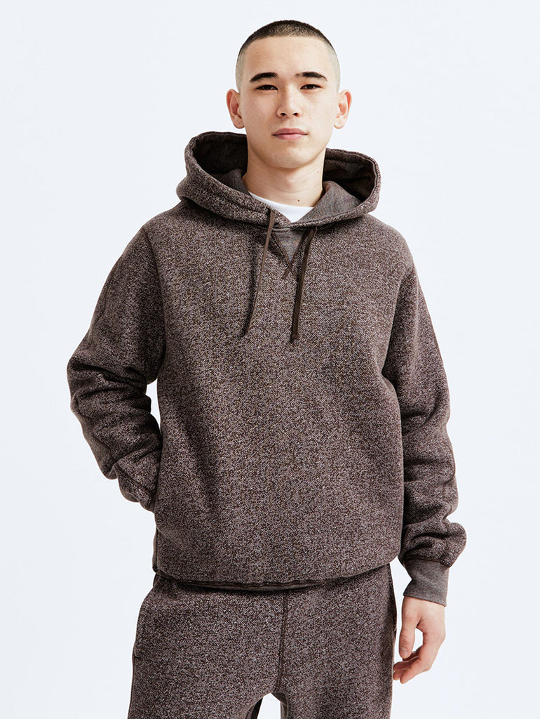 Tiger Fleece Classic Hoodie Sable-White data-zoom-image=