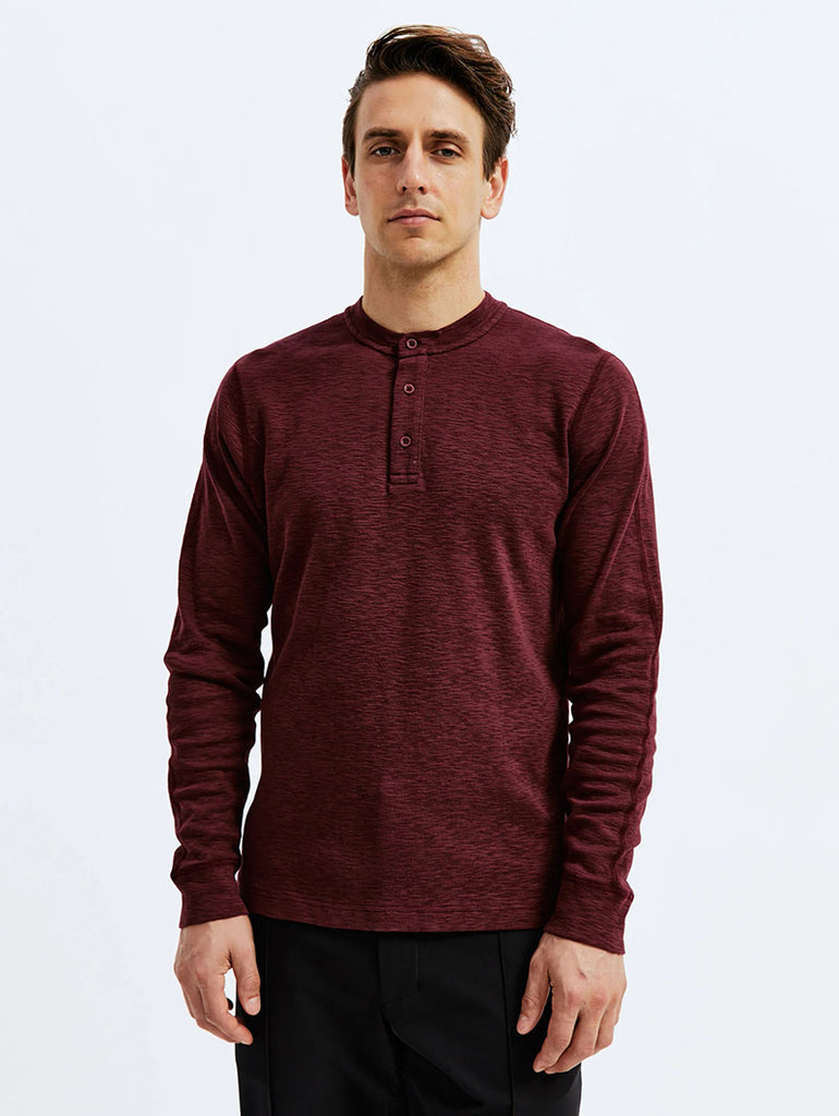 1X1 Slub Henley Crimson data-zoom-image=