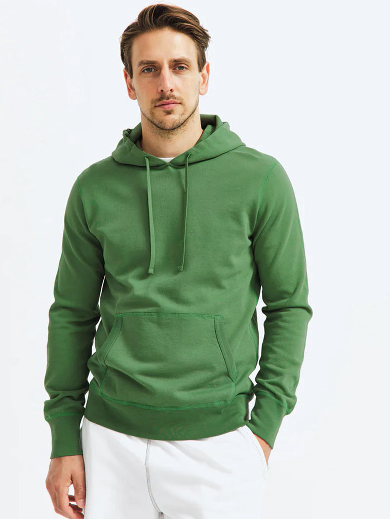 Light weight Terry Pullover Hoodie Lawn Green data-zoom-image=