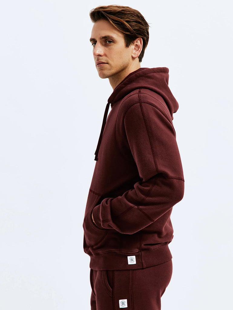 Midweight Fleece Pullover Hoodie Crimson data-zoom-image=