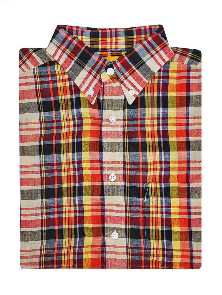 N°5 Classic Button Down Collar Long Sleeve Shirt Red data-zoom-image=