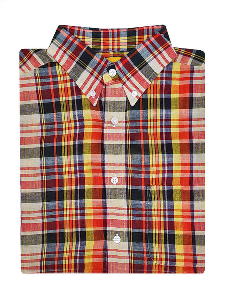 N°5 Classic Button Down Collar Long Sleeve Shirt Red