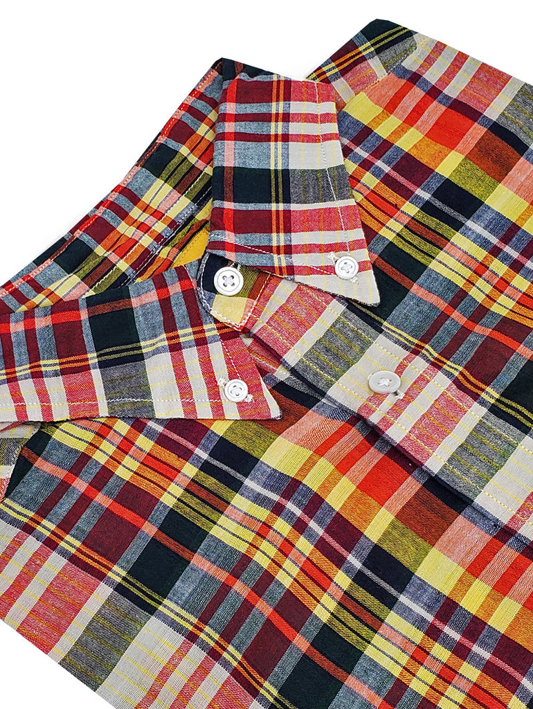 N°5 Classic Button Down Collar Long Sleeve Shirt Red data-zoom-image=