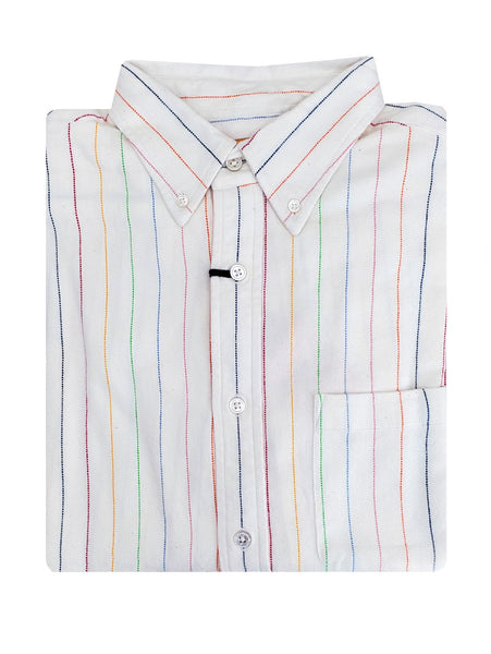 N°5 Classic Button Down Collar Long Sleeve Shirt White