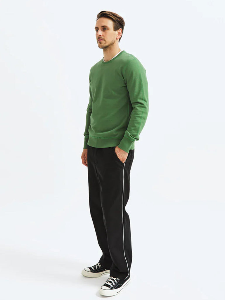 Lightweight Terry Crewneck Lawn Green data-zoom-image=