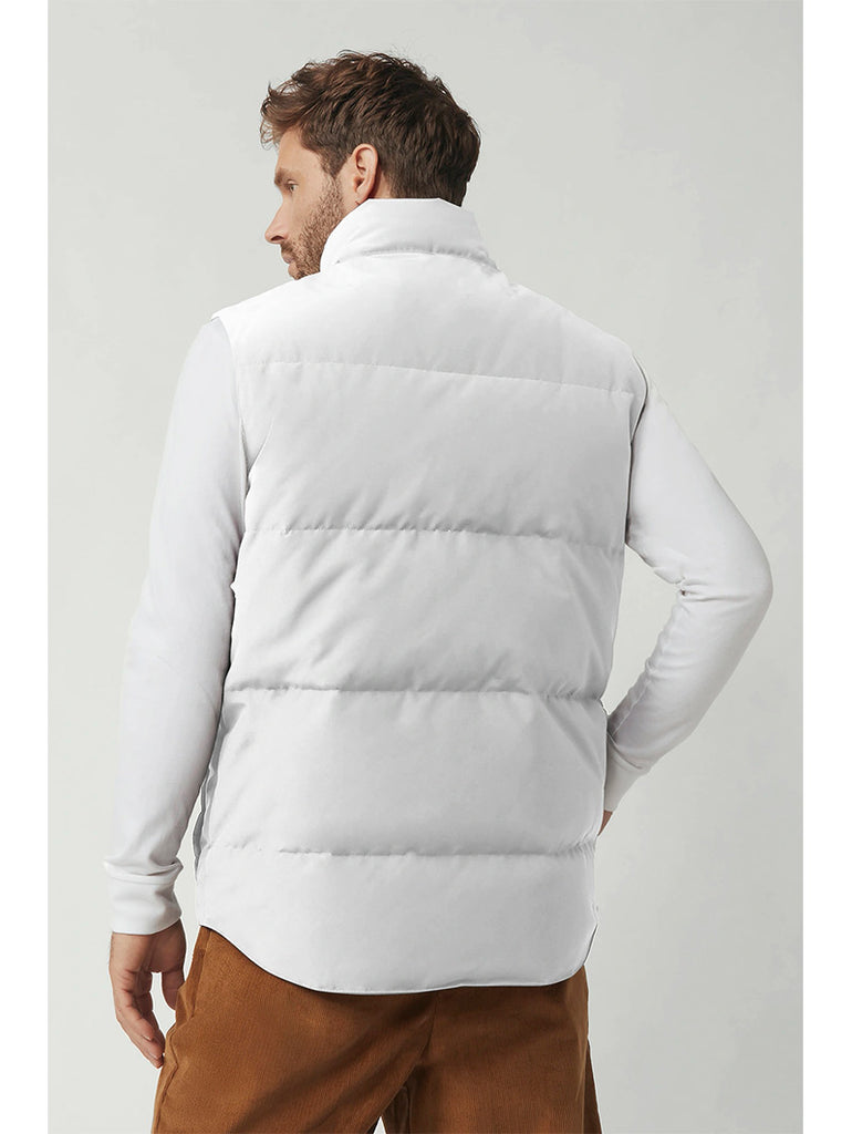 Freestyle Crew Vest White Mens data-zoom-image=