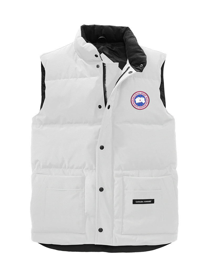 Freestyle Crew Vest White Mens data-zoom-image=