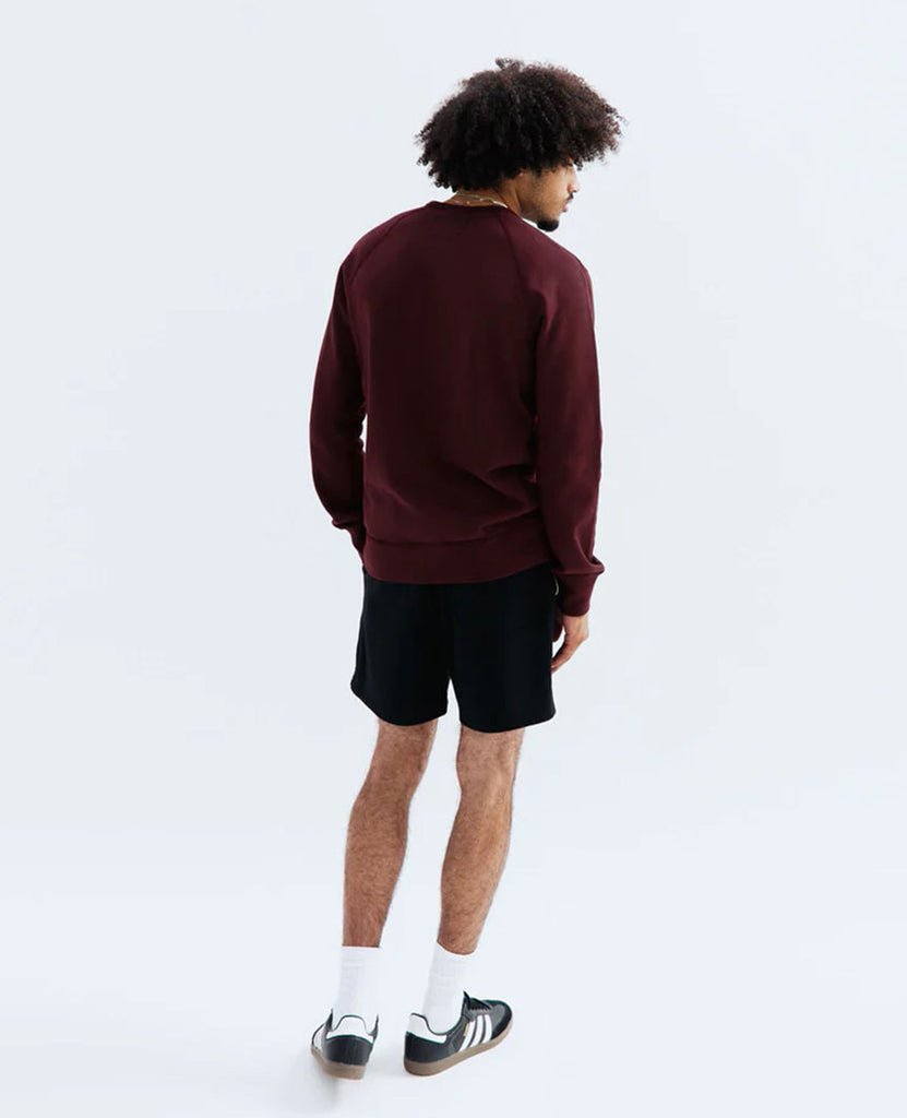 Midweight Terry Crewneck Crimson data-zoom-image=