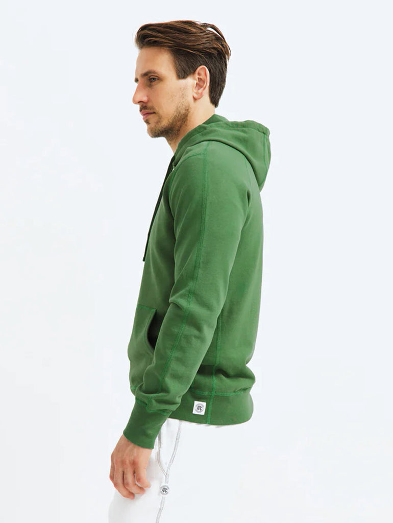 Light weight Terry Pullover Hoodie Lawn Green data-zoom-image=