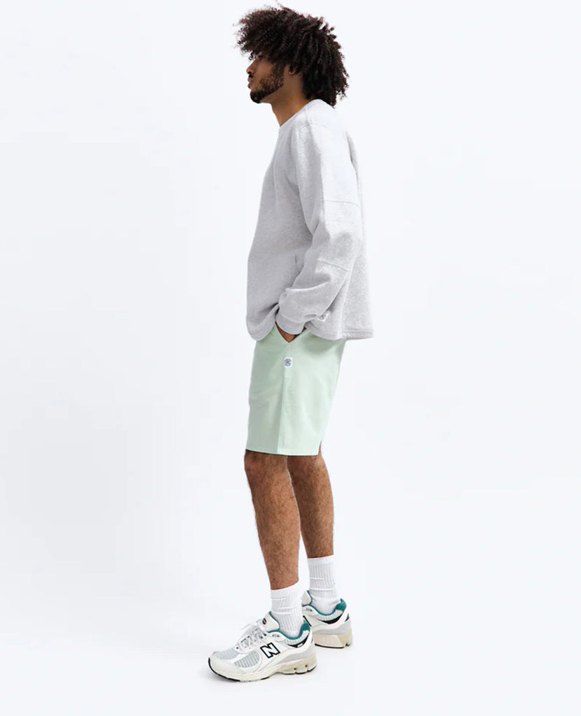 Lightweight Terry Short 10" Aloe data-zoom-image=