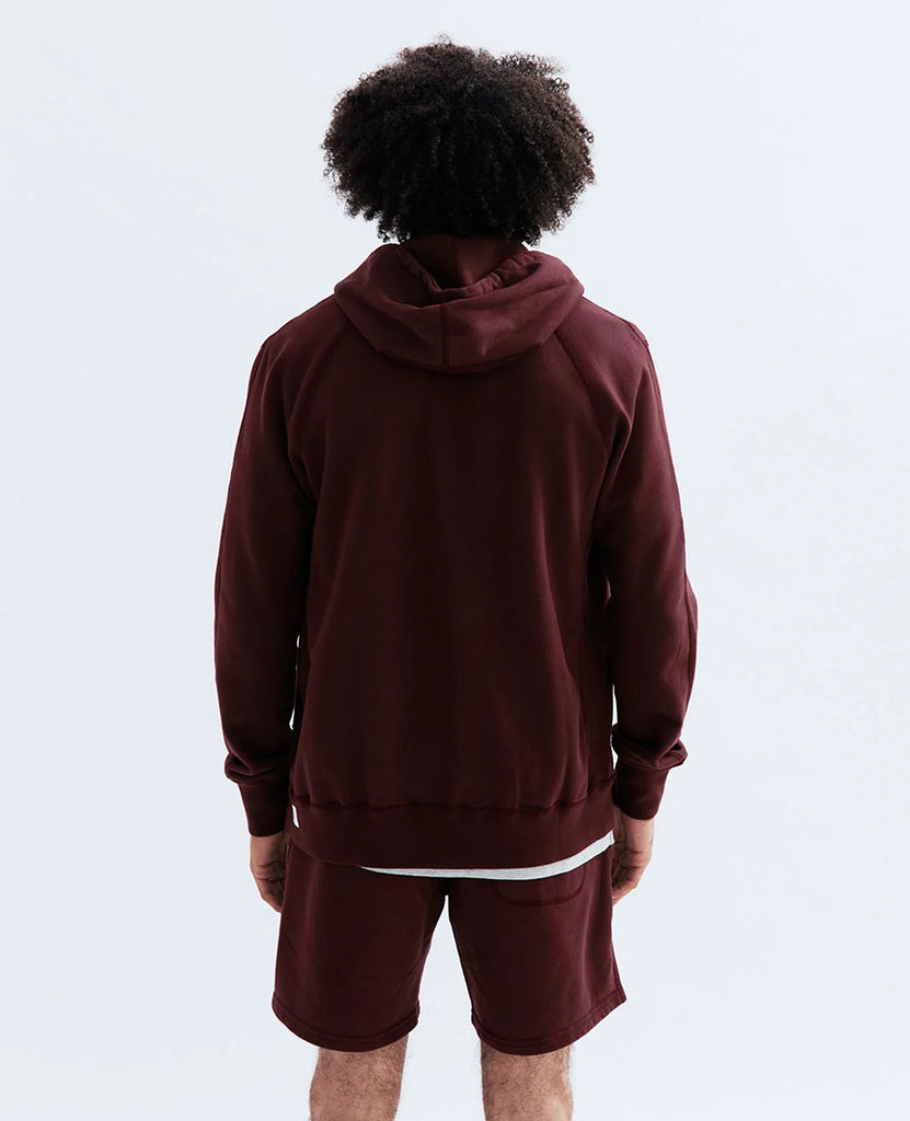 Midweight Terry Zip Hoodie Crimson data-zoom-image=
