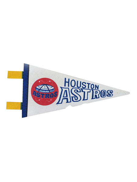 Houston Astros Vintage MLB Mini Pennant 9"x4” Felt Banner Flag