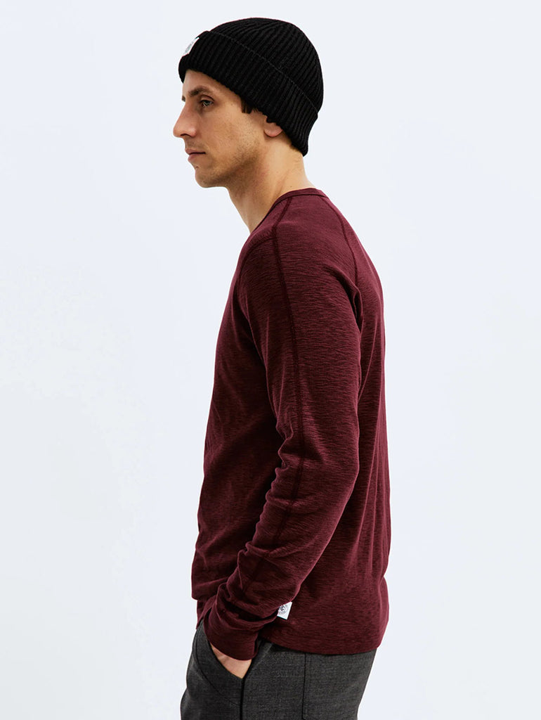 1X1 Slub Long Sleeve Crimson data-zoom-image=