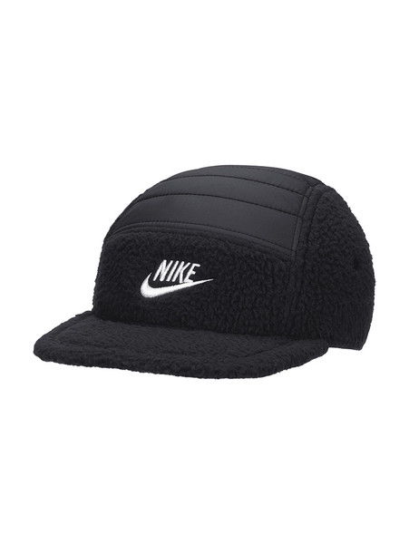 Fly Cap Unstructured 5-Panel Flat-Bill Hat Black