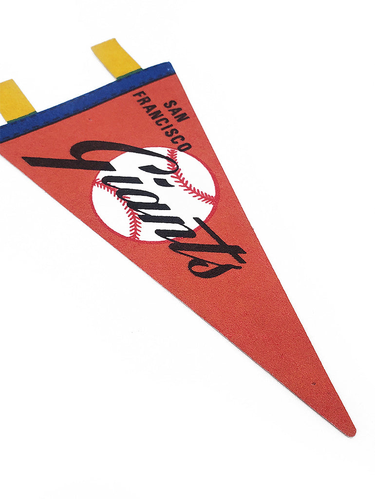 San Francisco Giants Vintage MLB Mini Pennant 9"x4” Felt Banner Flag data-zoom-image=