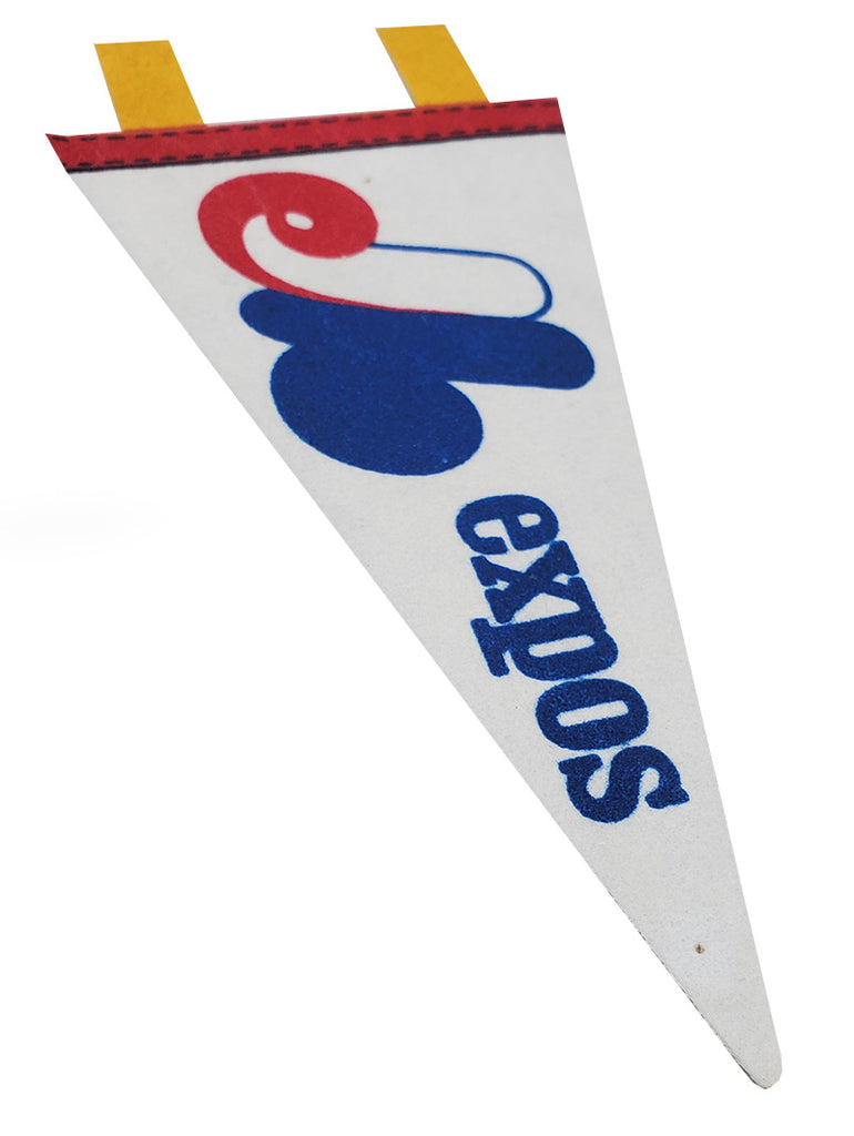 Montreal Expos Vintage MLB Mini Pennant 9"x4” Felt Banner Flag data-zoom-image=