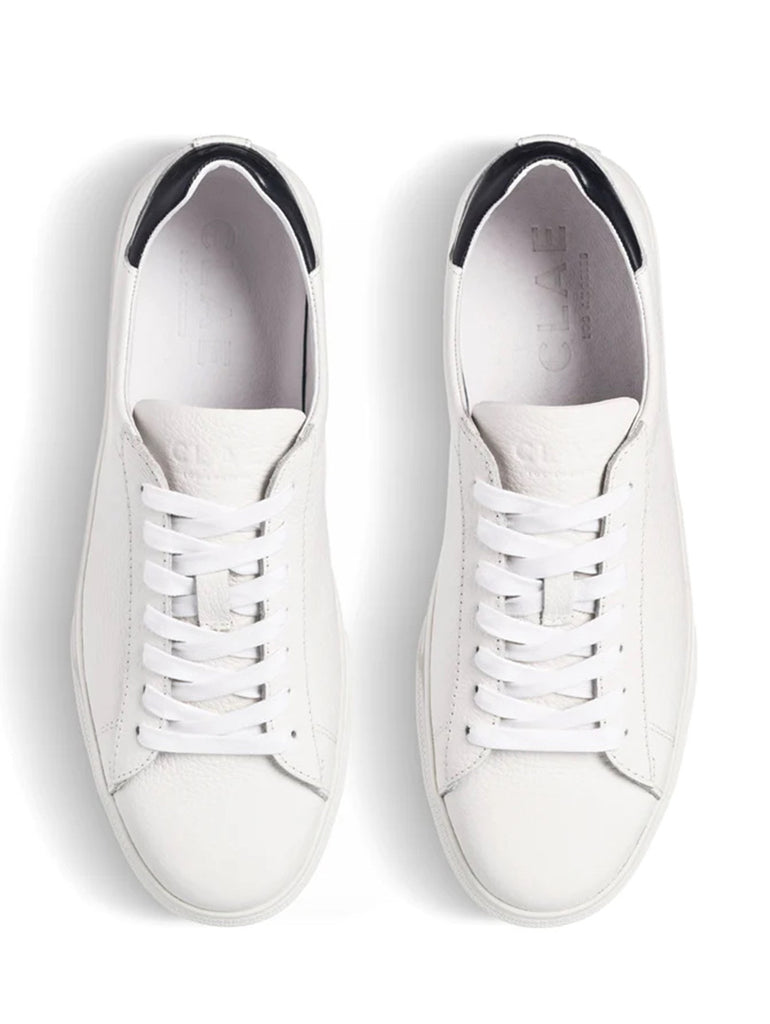 Bradley Venice White Leather Navy data-zoom-image=
