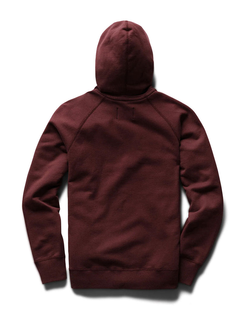 Midweight Terry Zip Hoodie Crimson data-zoom-image=