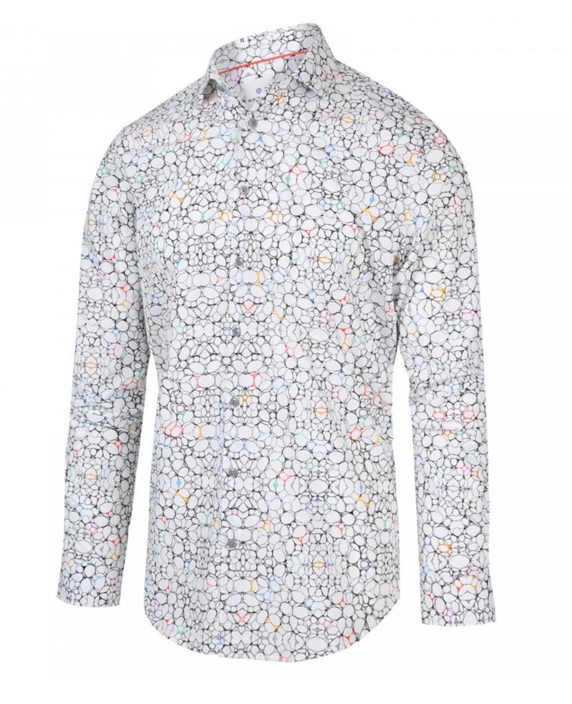 White Long Sleeve Buttondown Shirt data-zoom-image=