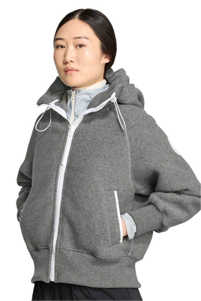 Chilliwack Bomber Kind Fleece HUMANATURE Greige data-zoom-image=