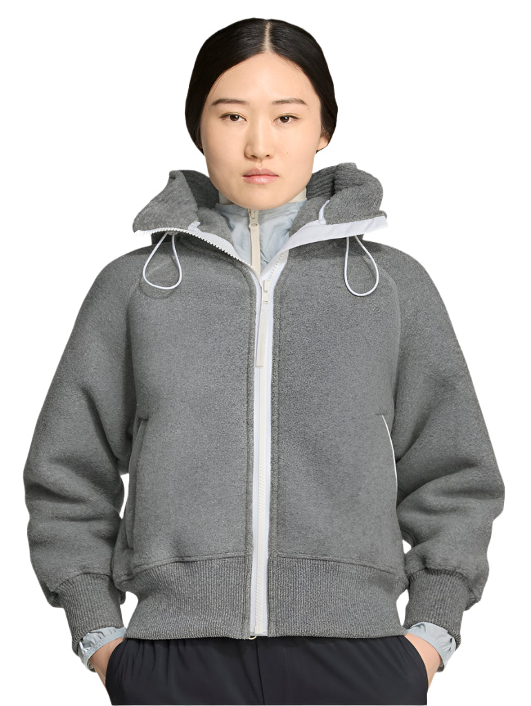Chilliwack Bomber Kind Fleece HUMANATURE Greige data-zoom-image=