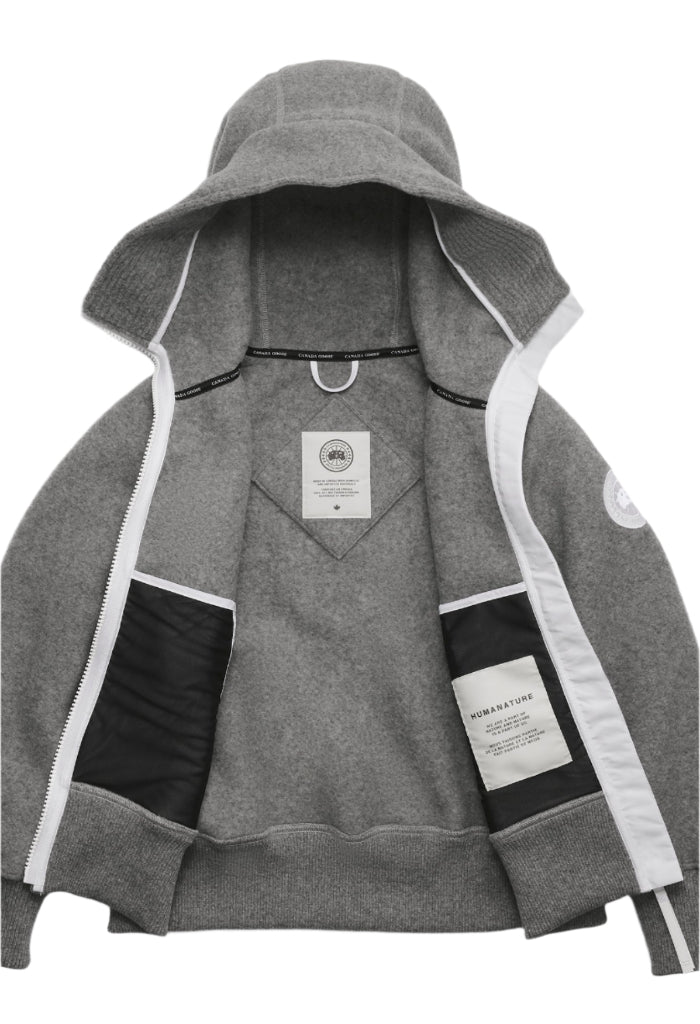 Chilliwack Bomber Kind Fleece HUMANATURE Greige data-zoom-image=