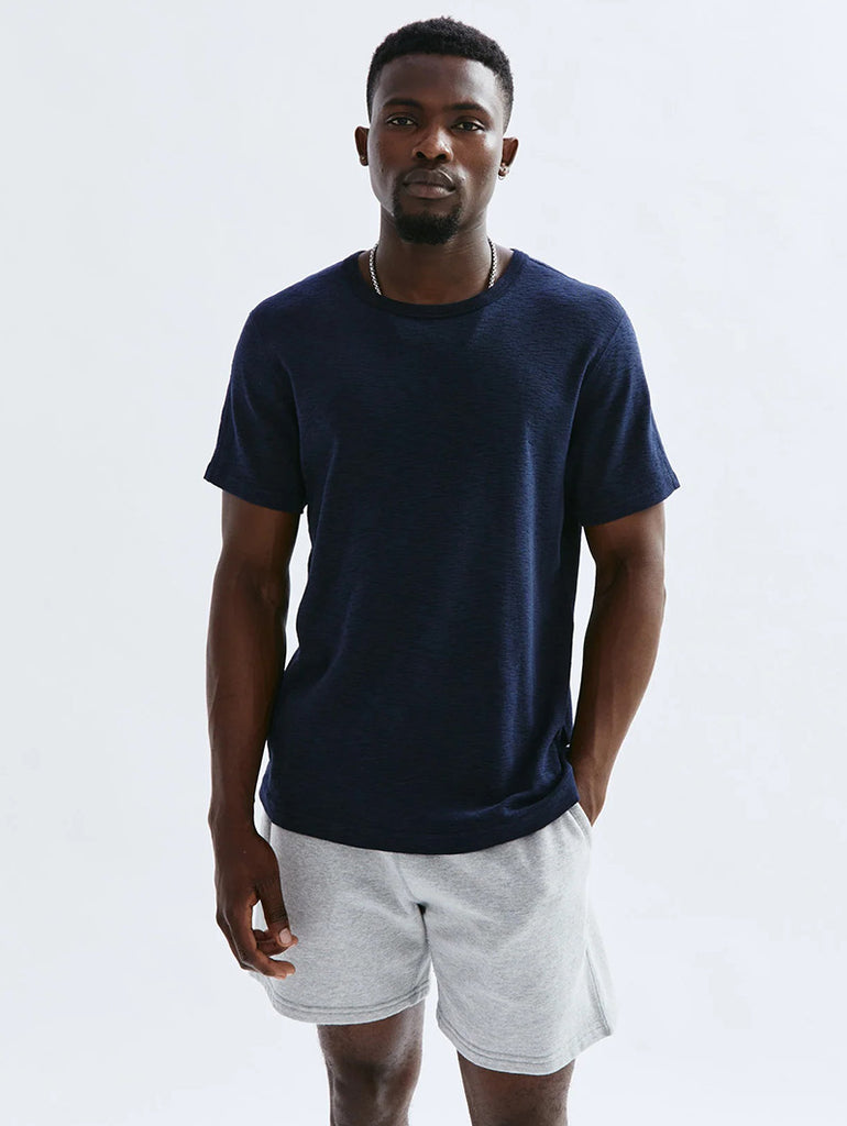 1x1 Slub T-Shirt Navy data-zoom-image=
