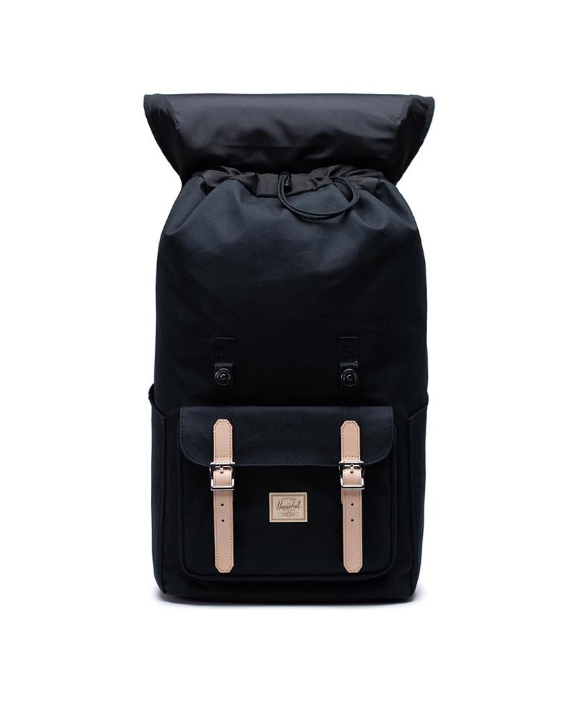 Little America Backpack Premium Cotton Black data-zoom-image=
