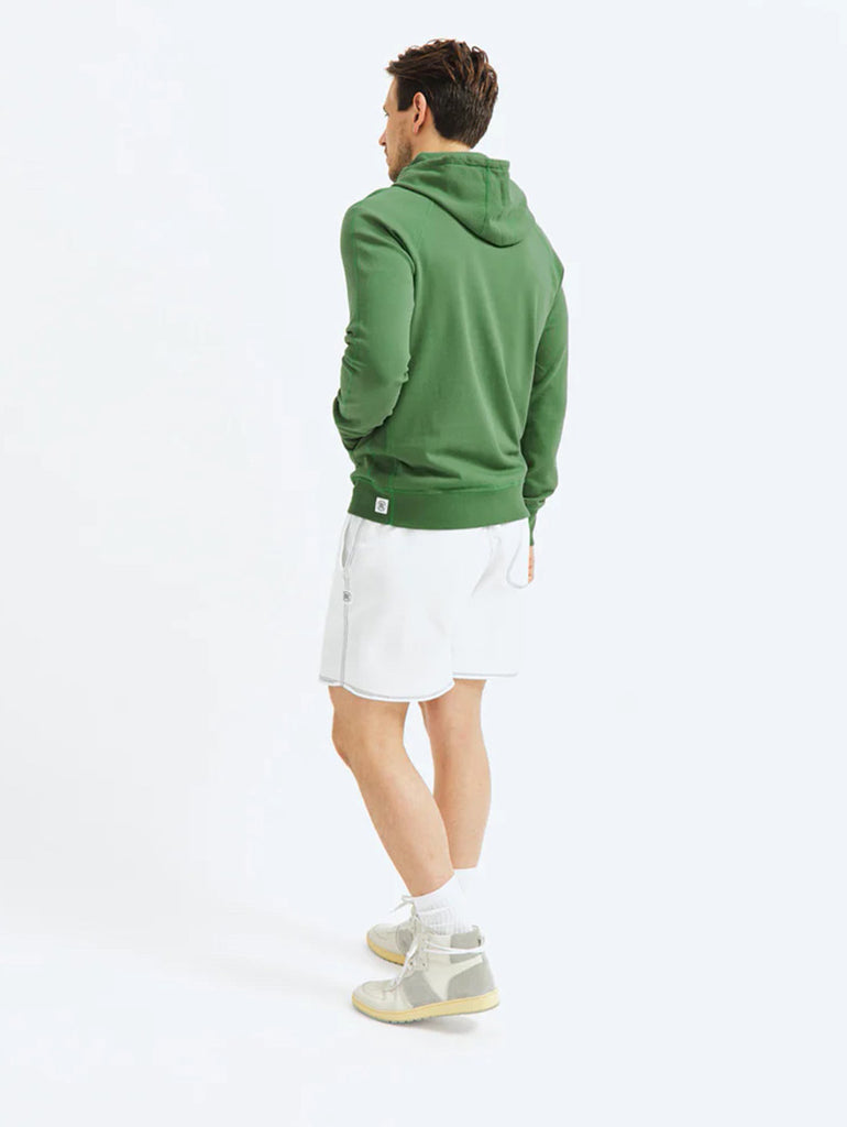 Light weight Terry Pullover Hoodie Lawn Green data-zoom-image=