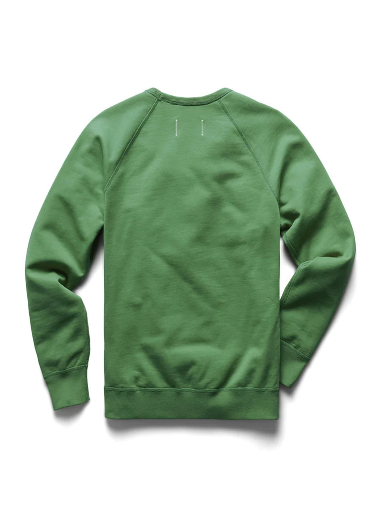 Lightweight Terry Crewneck Lawn Green data-zoom-image=