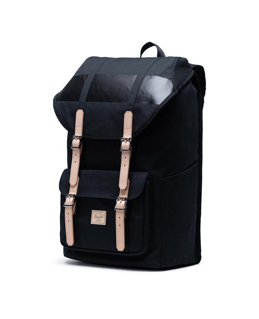 Little America Backpack Premium Cotton Black data-zoom-image=