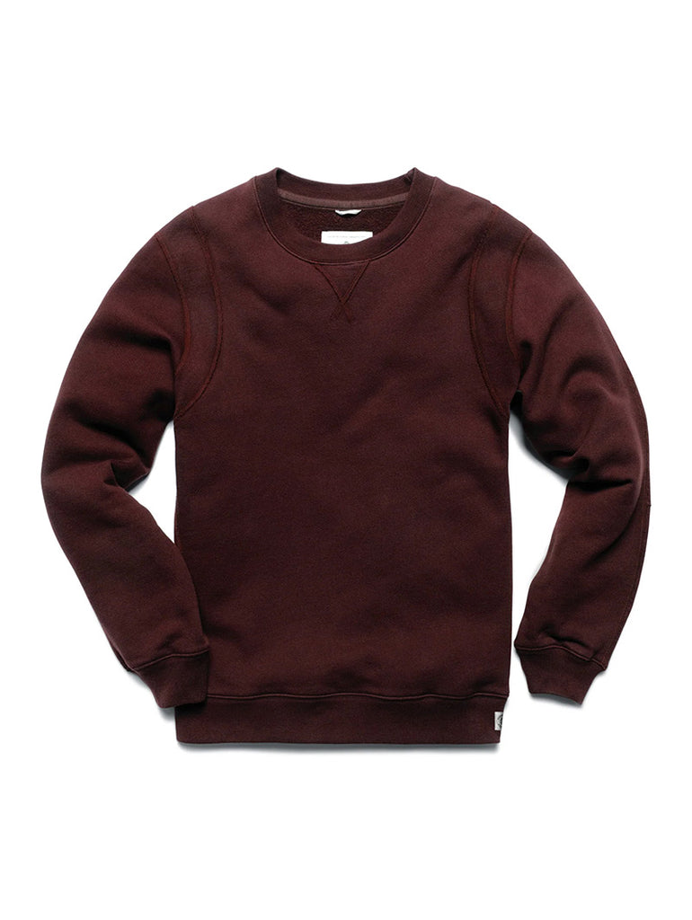 Midweight Fleece Crewneck Crimson data-zoom-image=