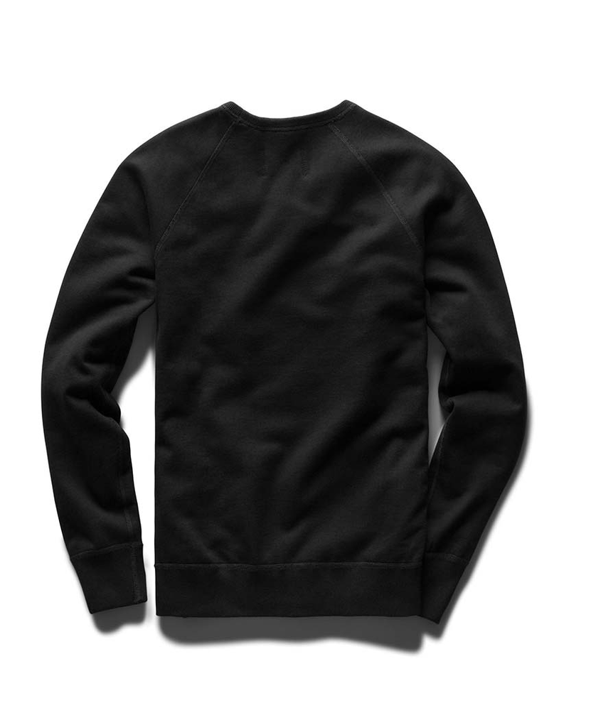 Gym Logo Crewneck Midweight Terry Black data-zoom-image=