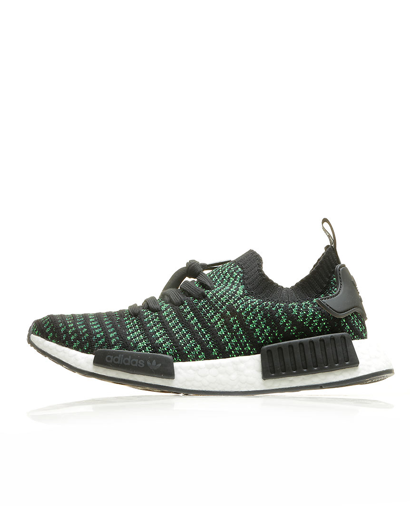 NMD_R1 STLT Primeknit Core Black / Noble Green / Bold Green data-zoom-image=