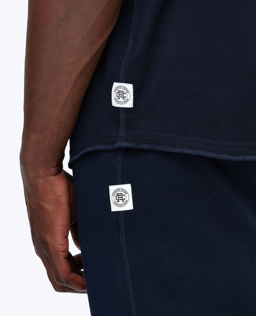 Pima Jersey Raglan T-shirt Navy data-zoom-image=