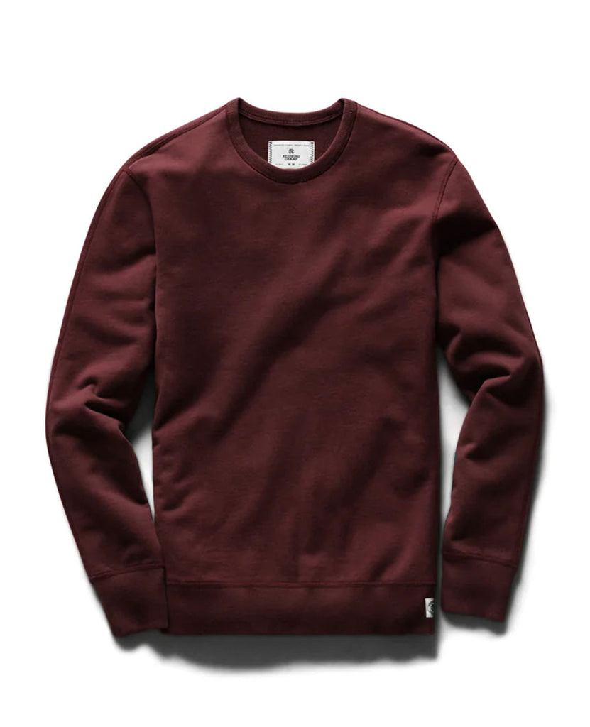 Midweight Terry Crewneck Crimson data-zoom-image=