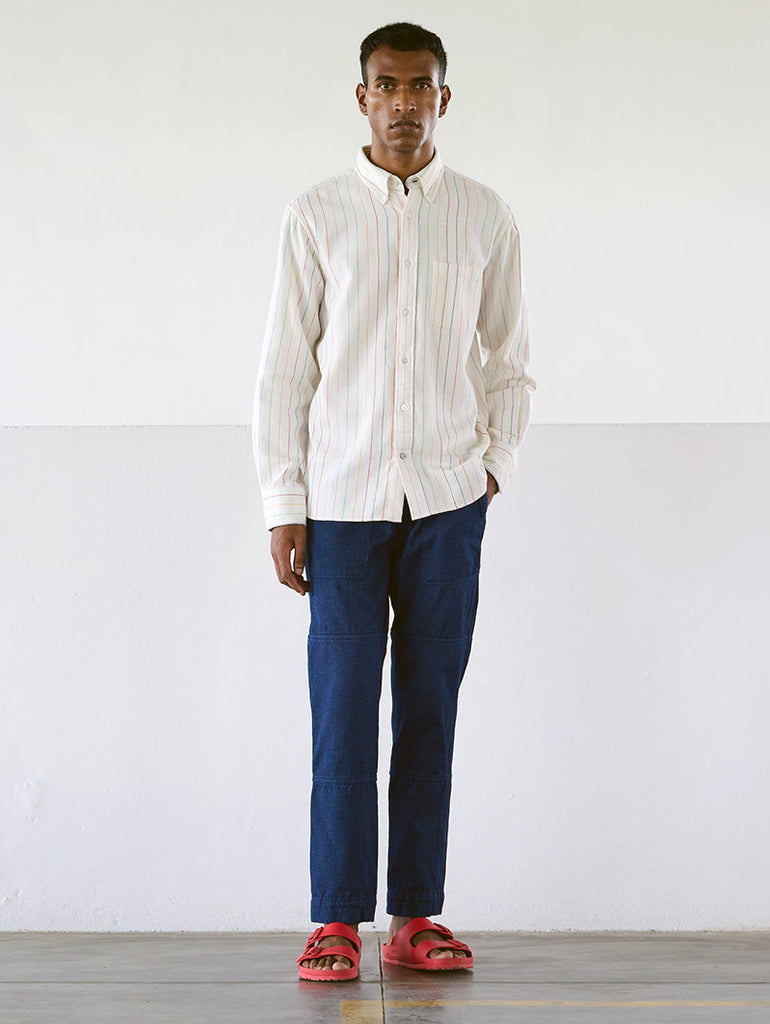 N°5 Classic Button Down Collar Long Sleeve Shirt White data-zoom-image=