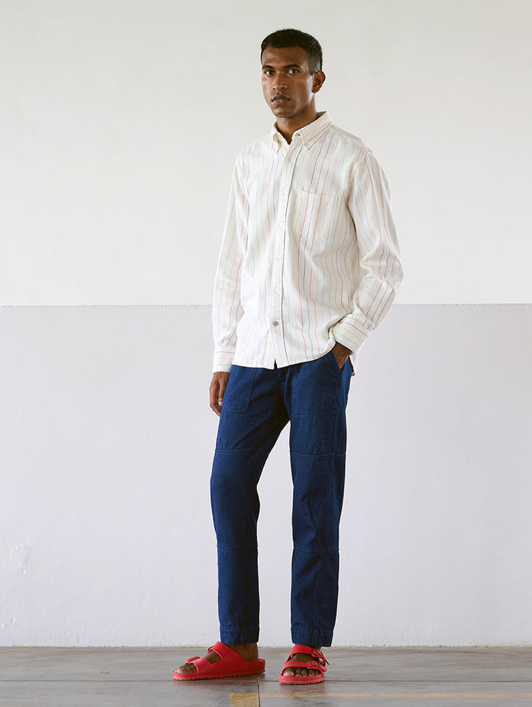 N°5 Classic Button Down Collar Long Sleeve Shirt White data-zoom-image=