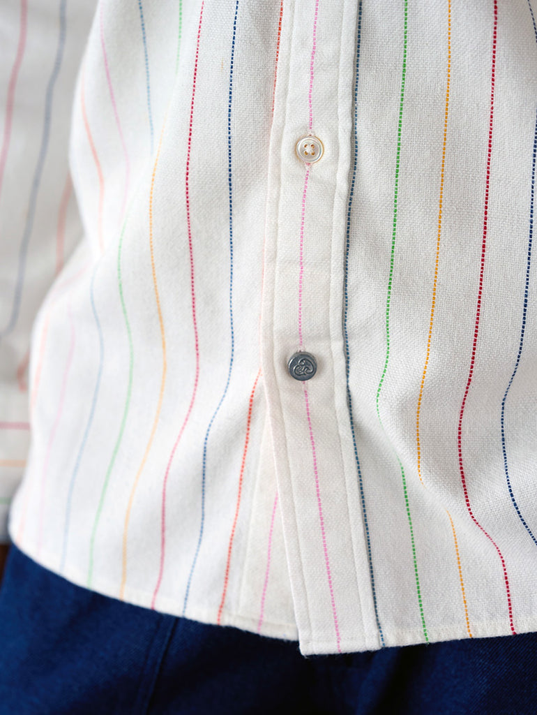 N°5 Classic Button Down Collar Long Sleeve Shirt White data-zoom-image=