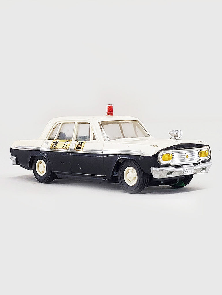 Model Pet Toyopet Crown Deluxe Police Car Japan 1960 data-zoom-image=