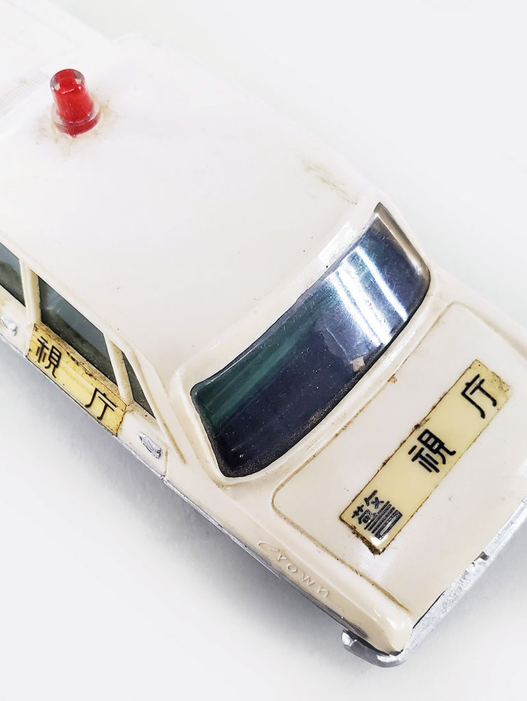Model Pet Toyopet Crown Deluxe Police Car Japan 1960 data-zoom-image=