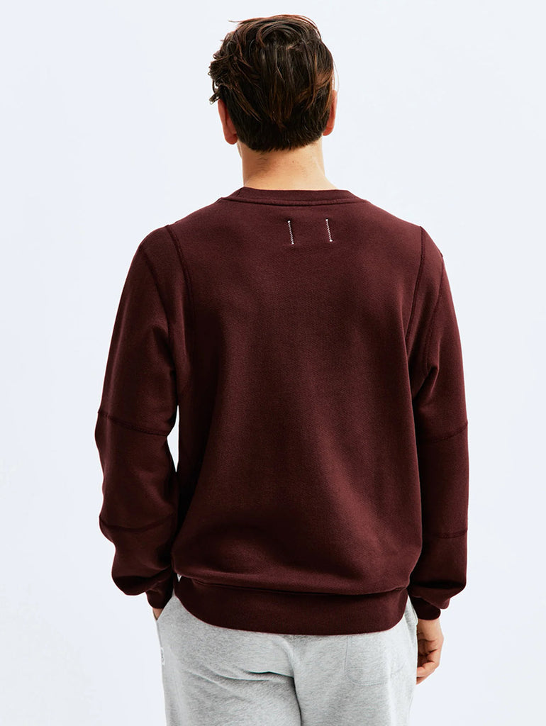 Midweight Fleece Crewneck Crimson data-zoom-image=