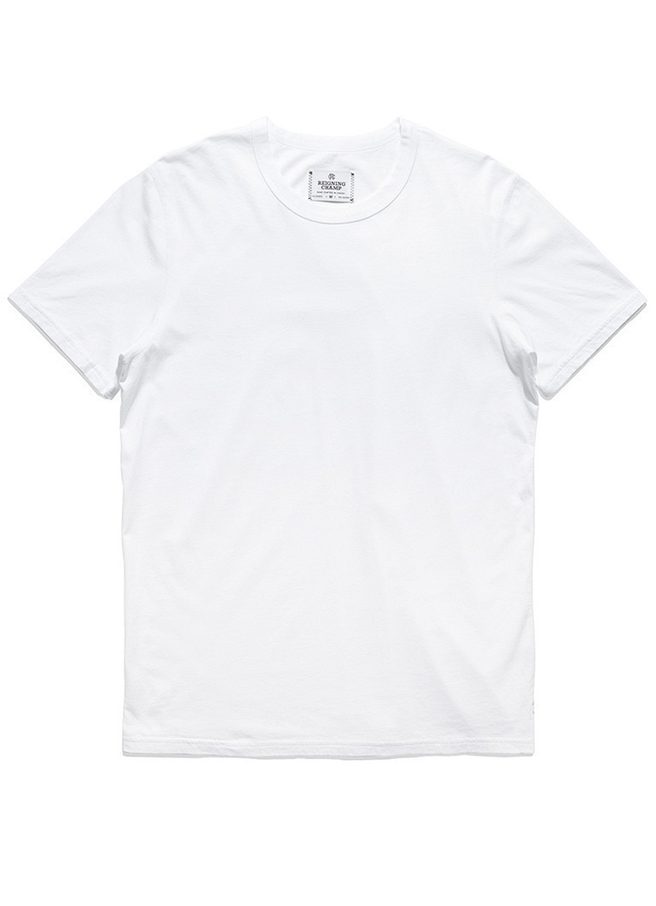 Ringspun Jersey T-Shirt White data-zoom-image=