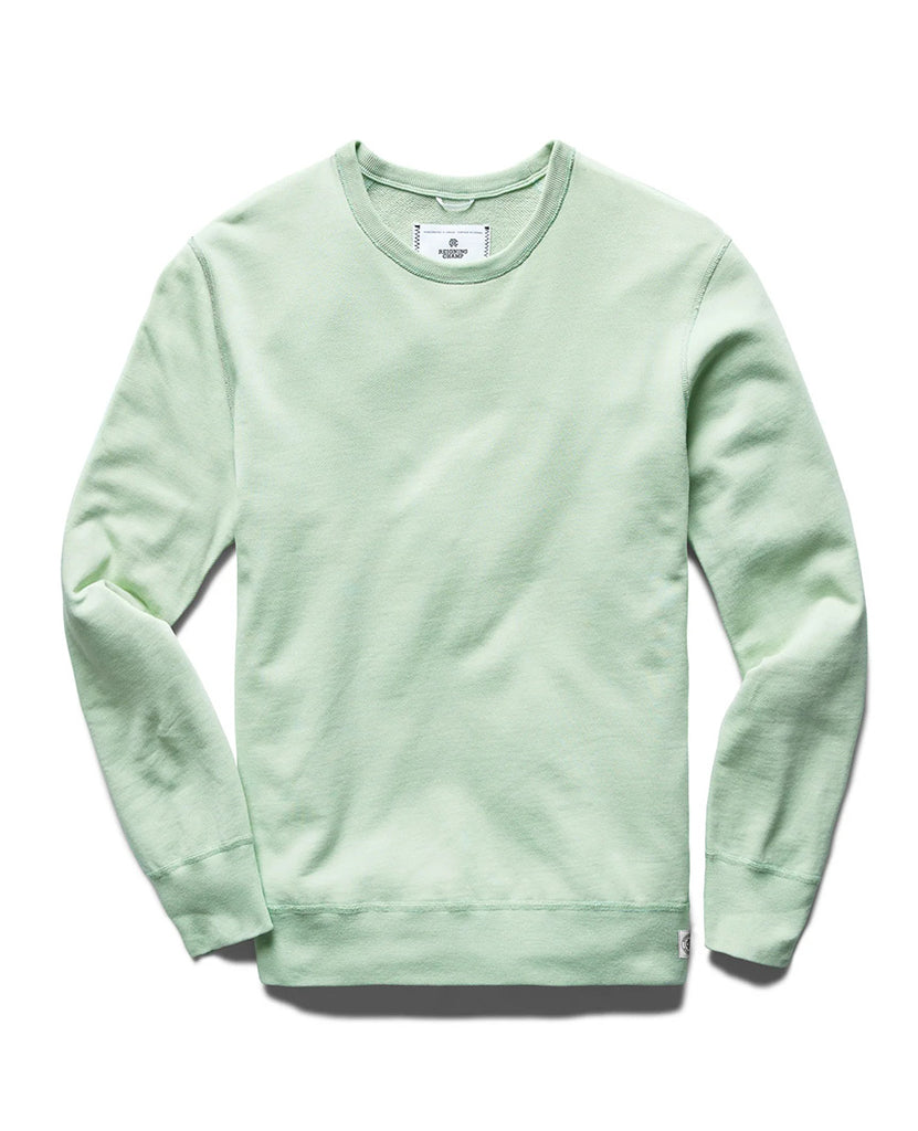 Lightweight Terry Crewneck Aloe data-zoom-image=