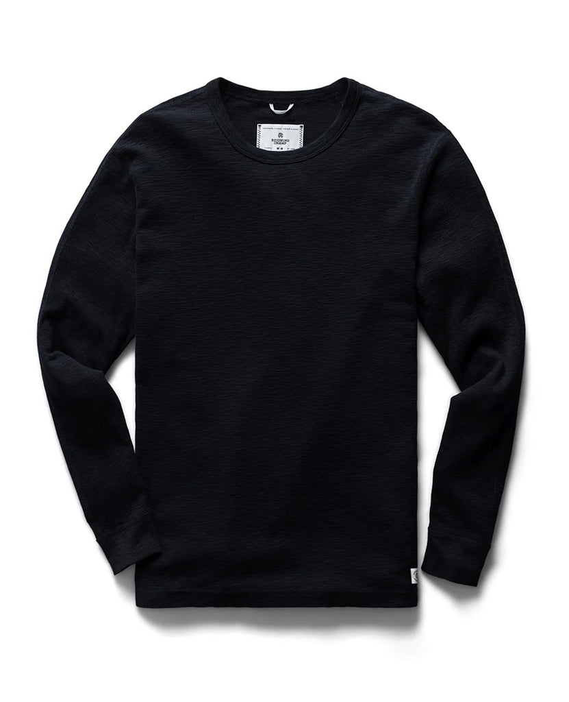 1X1 Slub Long Sleeve Black data-zoom-image=