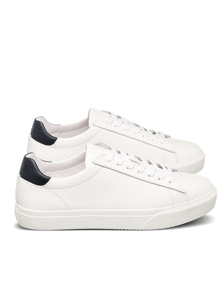 Bradley Venice White Leather Navy data-zoom-image=
