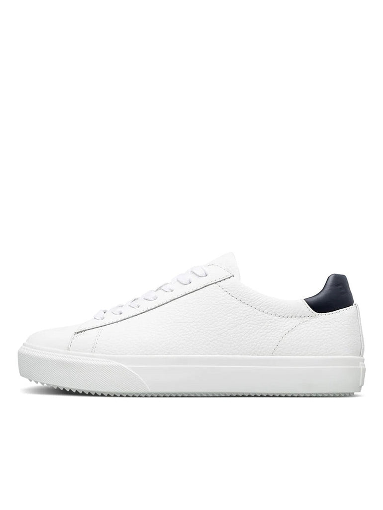 Bradley Venice White Leather Navy data-zoom-image=