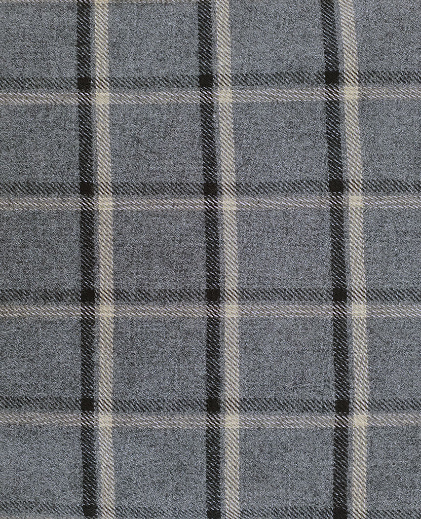 Grey Plaid Blanket Flannel Shirt data-zoom-image=